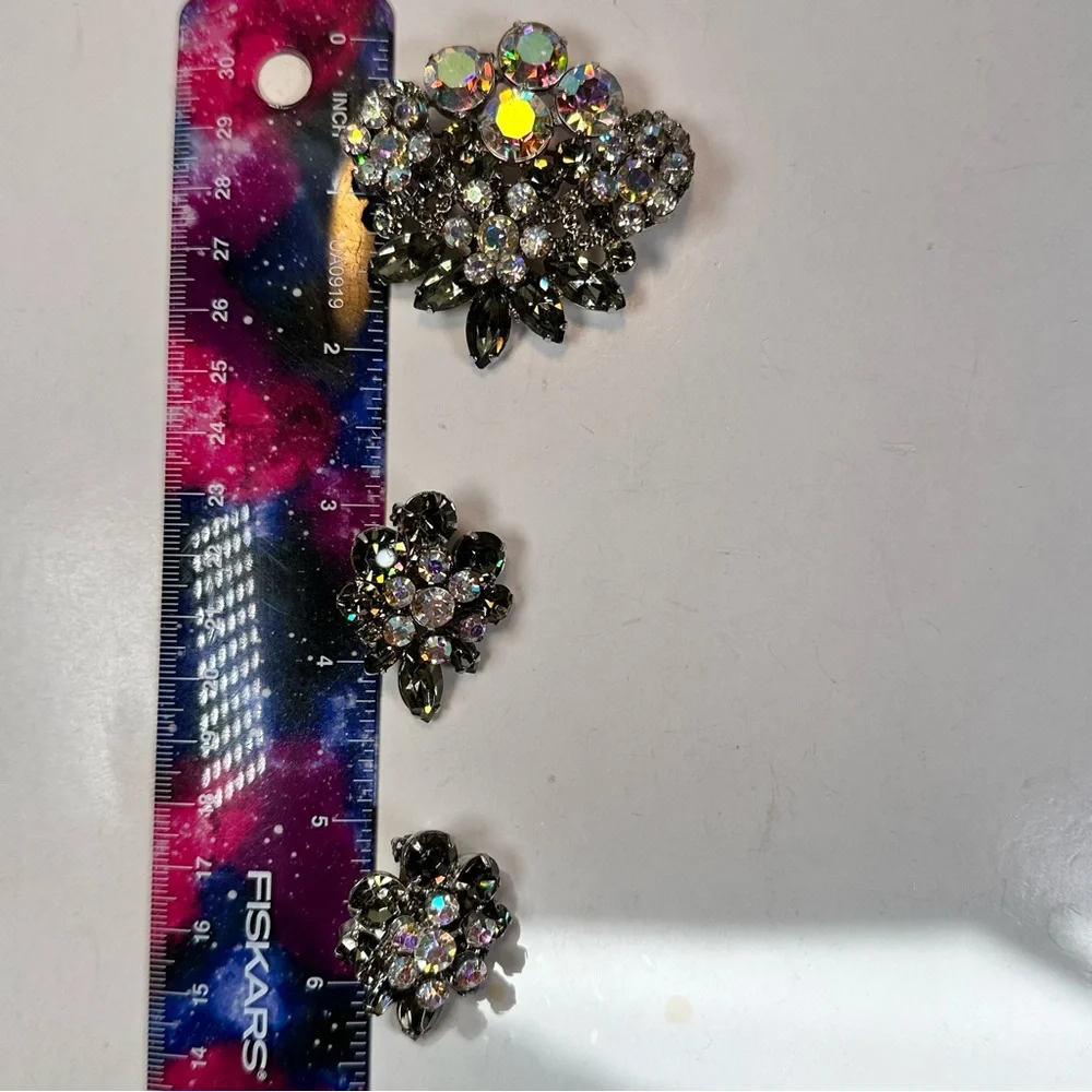 VERIFIED Vintage Juliana D&E brooch & earring set - Picture 10 of 12